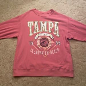 Pink Tampa Bay Surfing Club Sweater